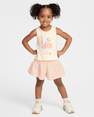 Nike Dri-FIT Toddler Swoosh Motion Mesh Scooter 2-Piece Set